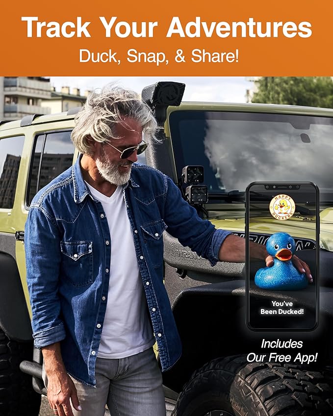 Giant Blue Rubber Duck - 10.5" Inches