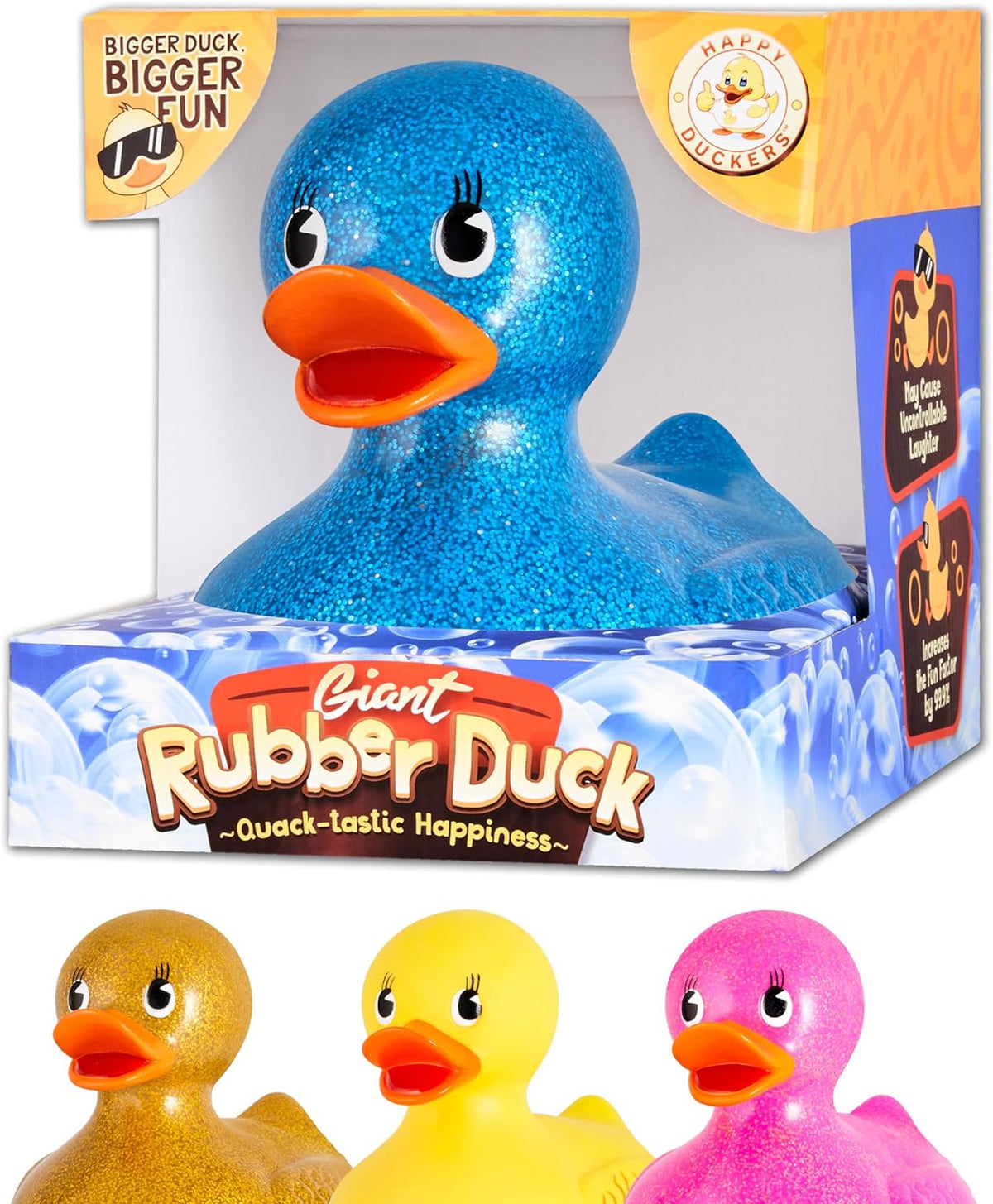 Giant Blue Rubber Duck - 10.5" Inches