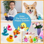 Rubber Ducks - 20 Piece Bulk Pack for Bath, Pool, Party, Cruise, Jeep Ducking, Decoration & More - Small Assorted Funny Toy Duckies