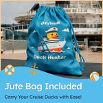 Cruise Ducks for Hiding with Tags - 76 Piece kit Including Rubber Ducks, Cruise Duck Bag, Cruise Duck Tags & Rubber Bands Plus Official Cruise Ducking Mobile App