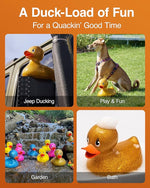 Giant Gold Rubber Duck - 10.5" Inches