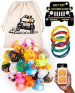 Rubber Ducks Jeep Ducking - 76 piece kit including Bag