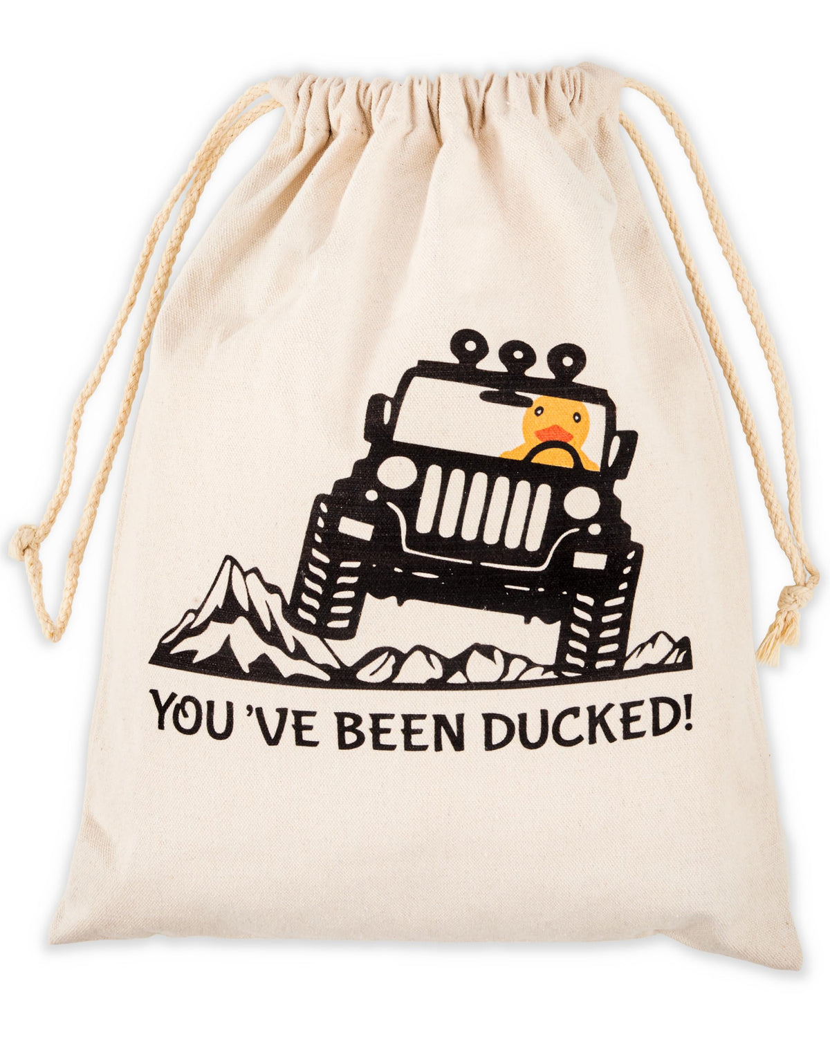 Jeep Ducks for Ducking Drawstring Duck Bag - 14" x 11"